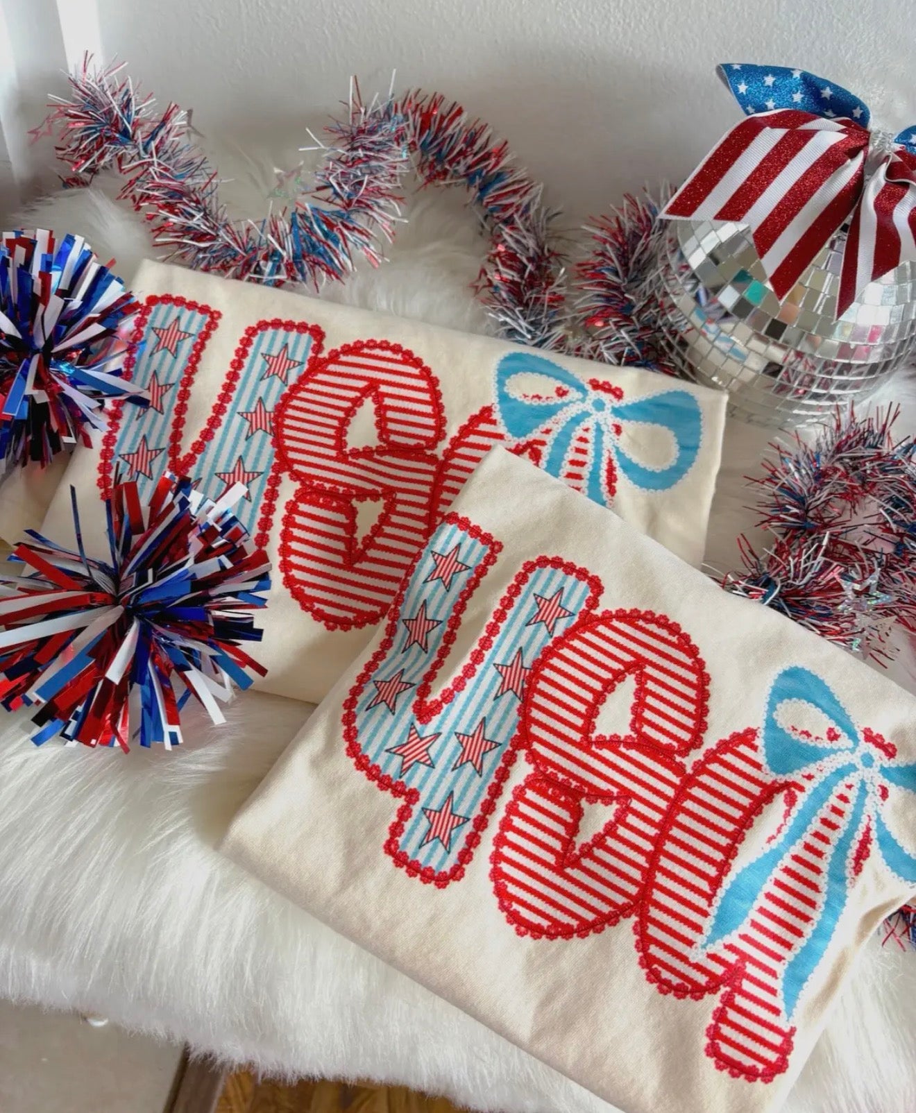 USA bow tee