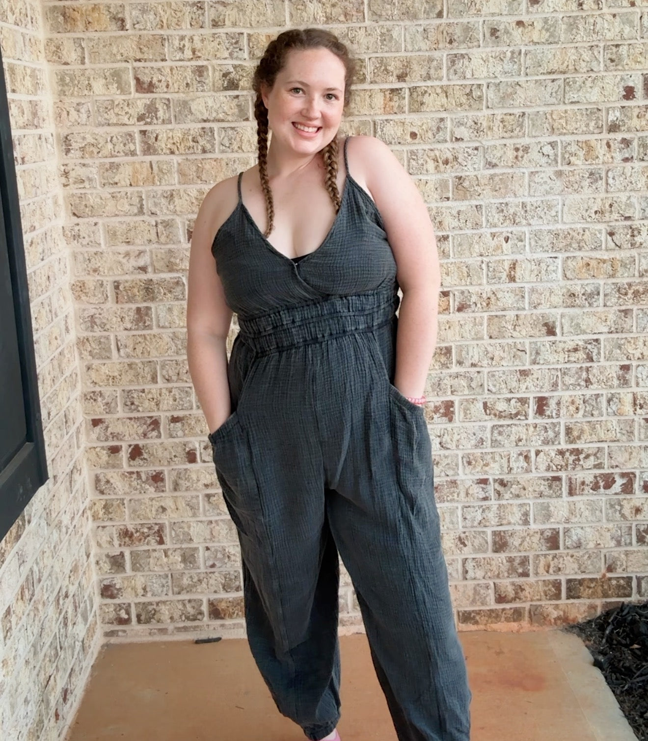 Charcoal Jumpsuit