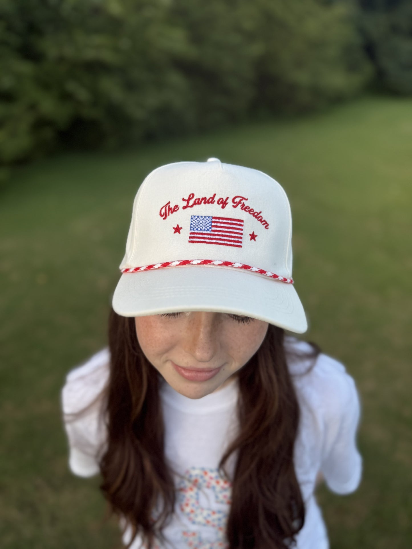 Land of Freedom Hat- Red