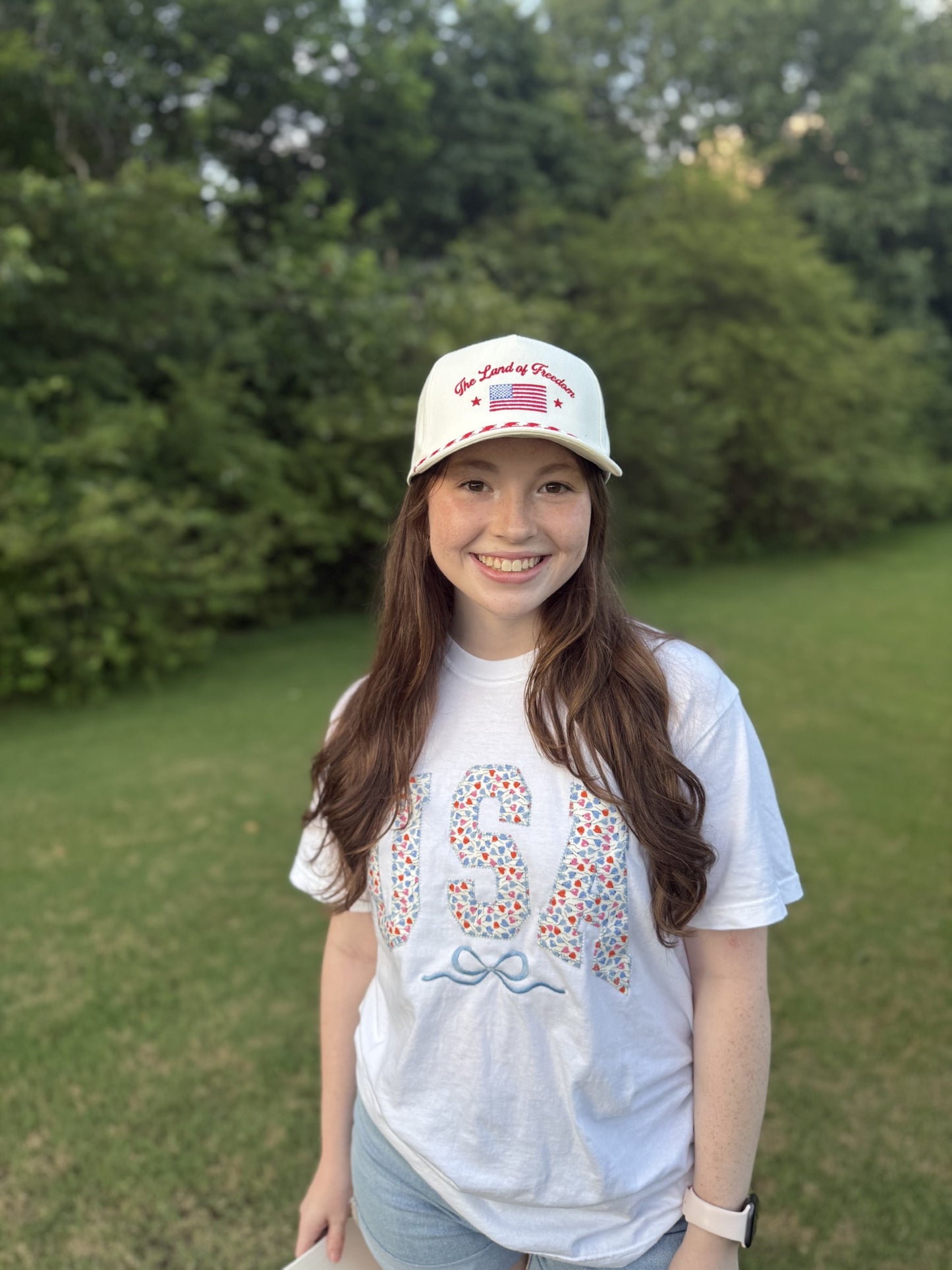 Land of Freedom Hat- Red