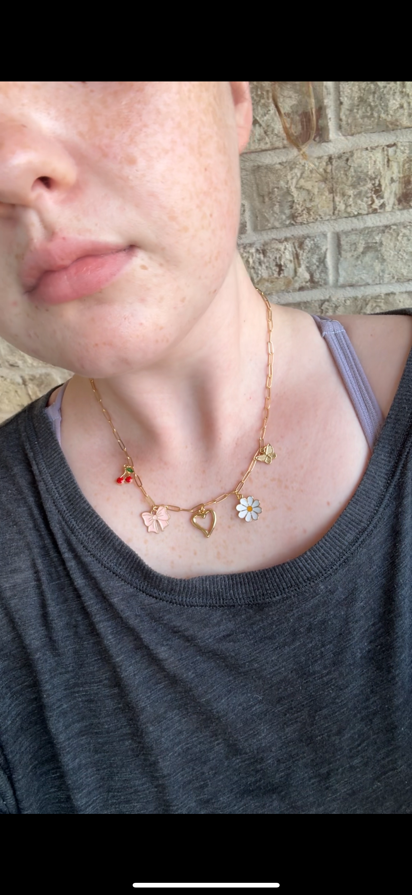 Daisy Charm Necklace