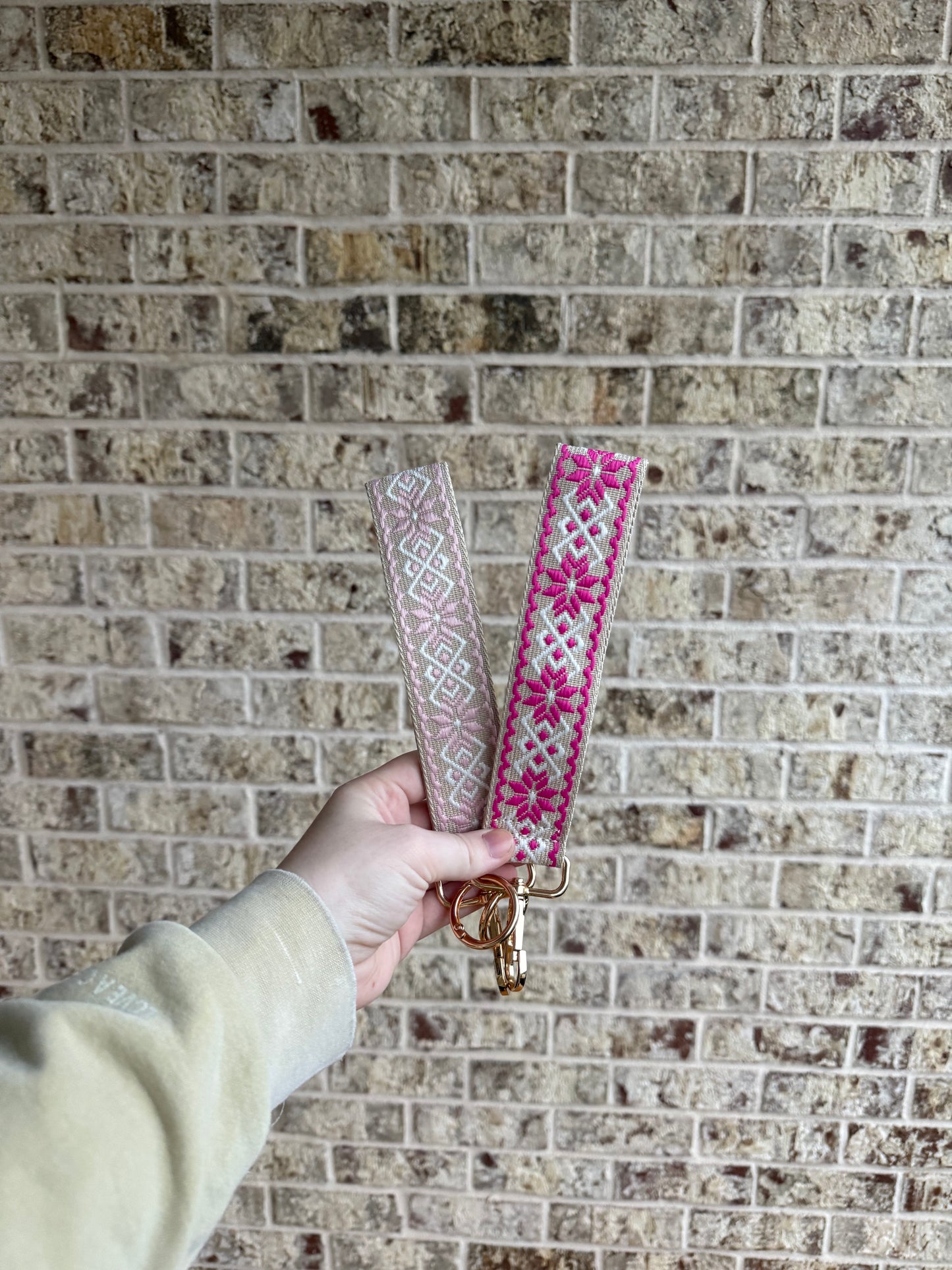 Embroidered Boho Wristlets