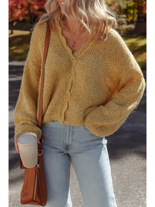 Yellow Cardigan