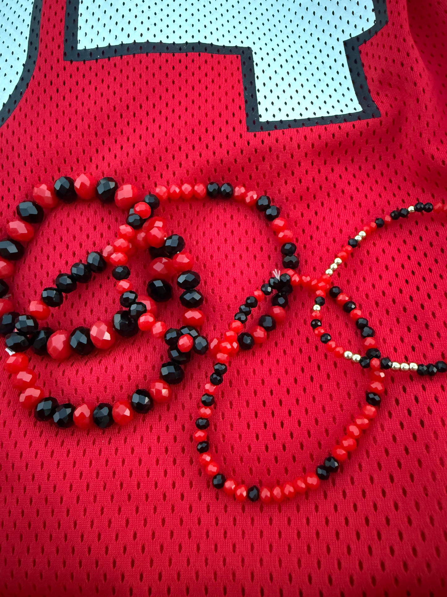 Black & Red Dawgs Bracelets