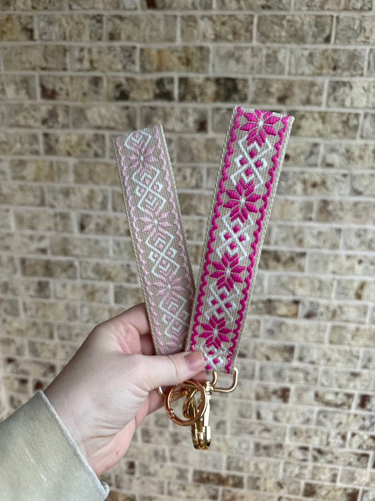 Embroidered Boho Wristlets