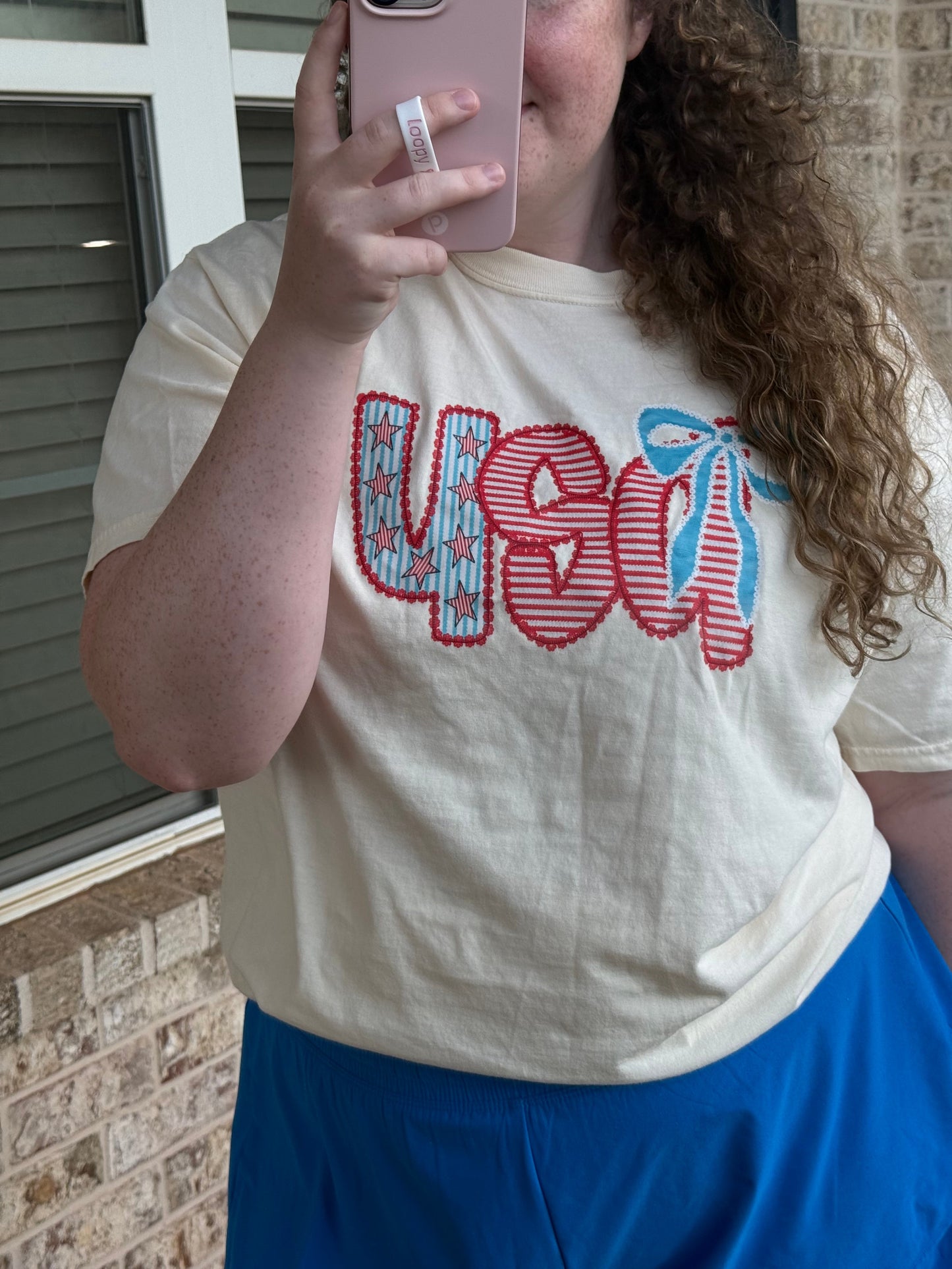 USA bow tee