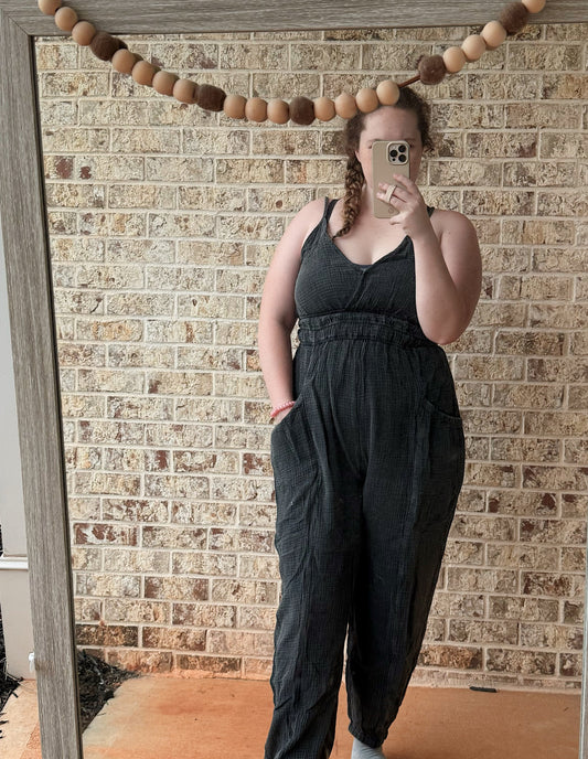 Charcoal Jumpsuit