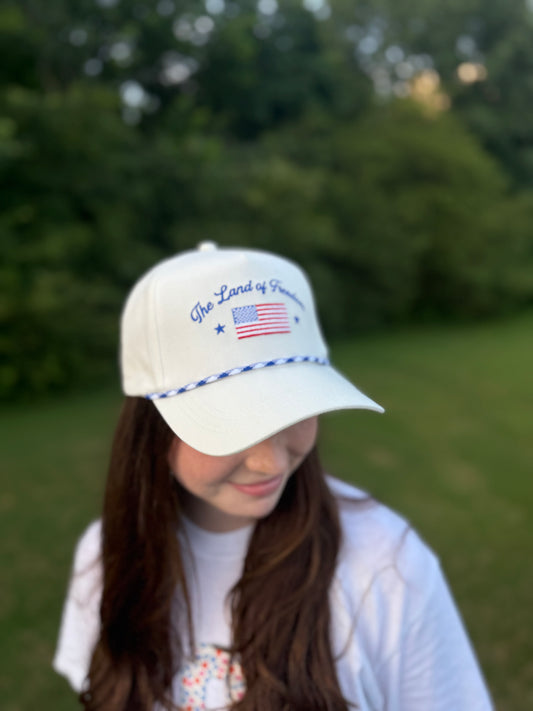 Land of Freedom Hat- Blue